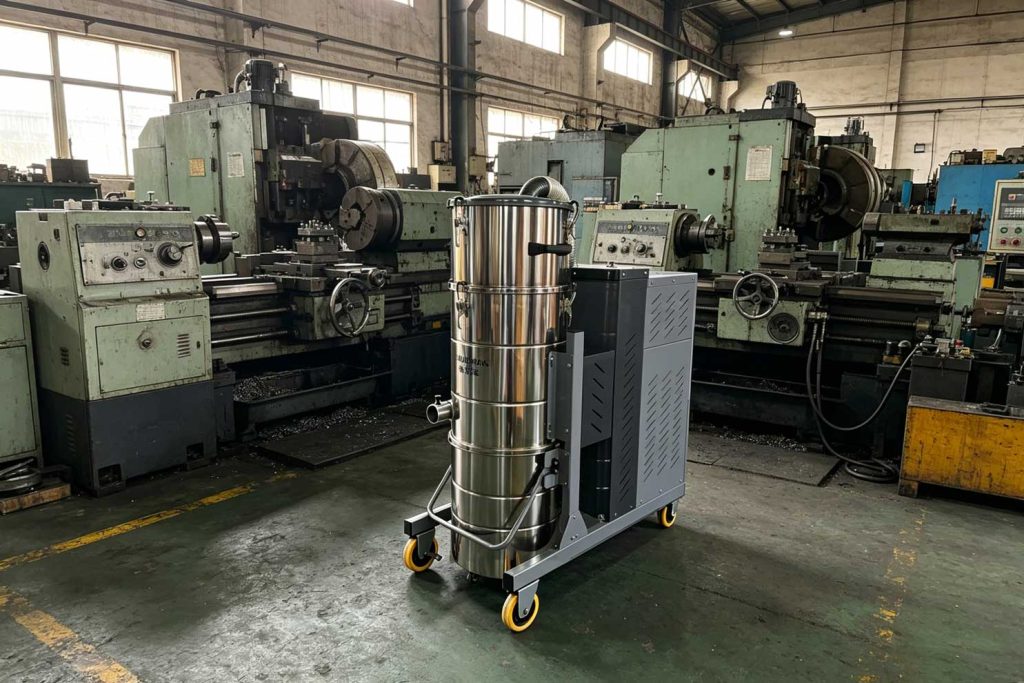 EHFD75M工业吸尘器精密仪器机加工打磨中的应用